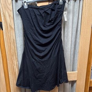 Abercrombie and fitch Black Strapless Dress